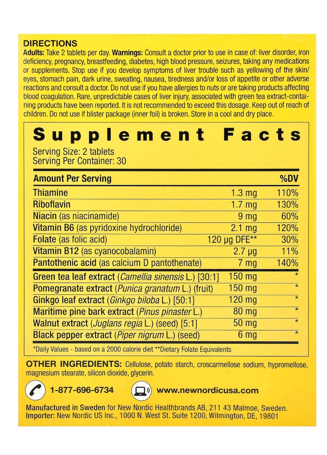 New Nordic Clear Brain 60 tablets