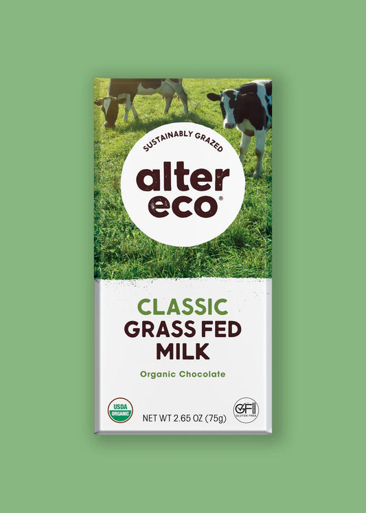 Classic Grass Fed Milk Organic Chocolate 75g