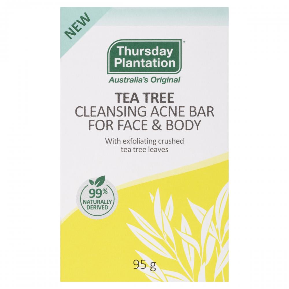Thursday Plantation Tea Tree Cleansing Acne Bar For Face & Body 95g