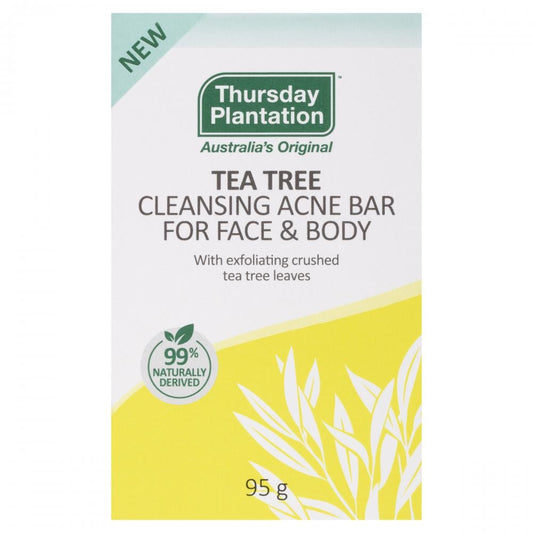 Thursday Plantation Tea Tree Cleansing Acne Bar For Face & Body 95g