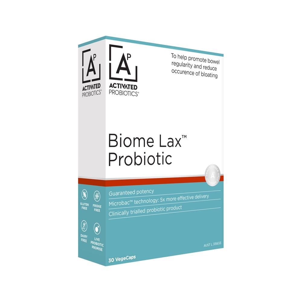 Activated Probiotics Biome Lax Probiotic 30vc