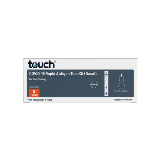 TOUCH BIO SELF TEST KIT - COVID-19 NASAL RAT (NASAL) X 5 TESTS