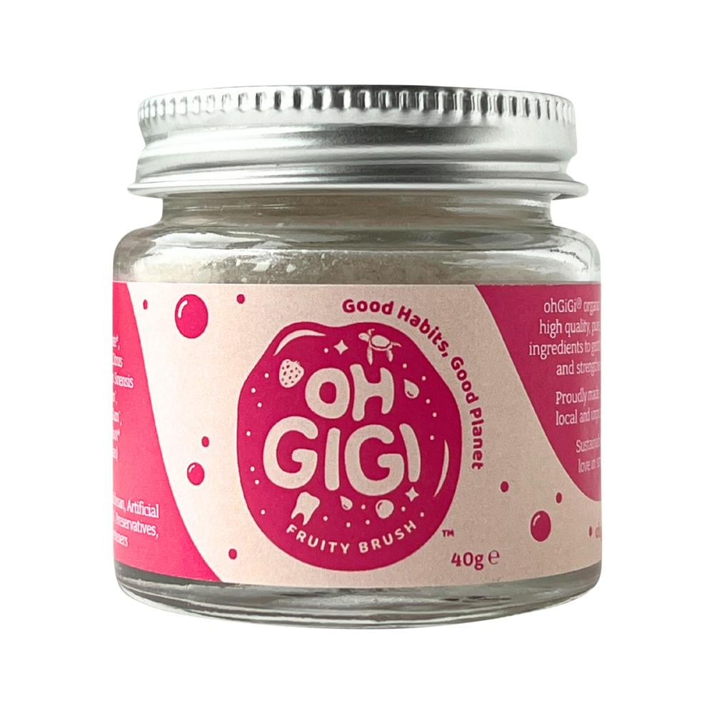 OHGIGI TOOTH POWDER FRUITY BRUSH 40G