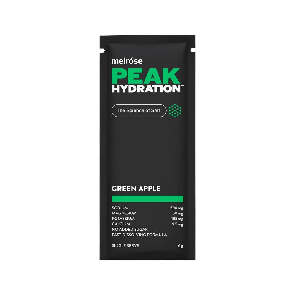 MELROSE PEAK HYDRATION GREEN APPLE SACHET 6G X 20 DISPLAY