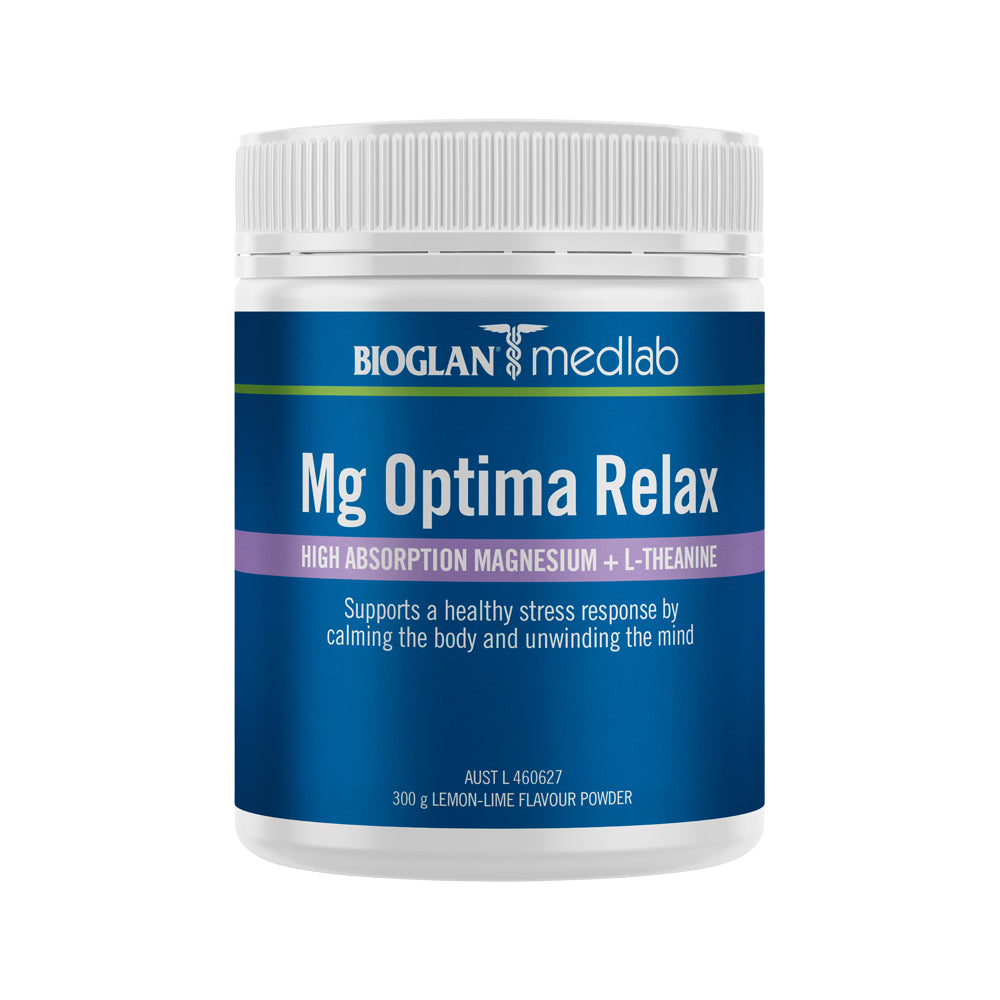 BIOGLAN MEDLAB MG OPTIMA RELAX LEMON LIME 300G
