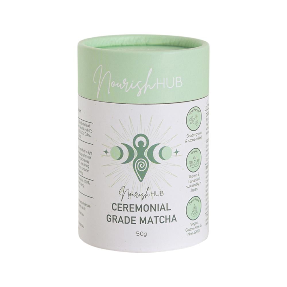 NOURISH HUB CEREMONIAL GRADE MATCHA 50G