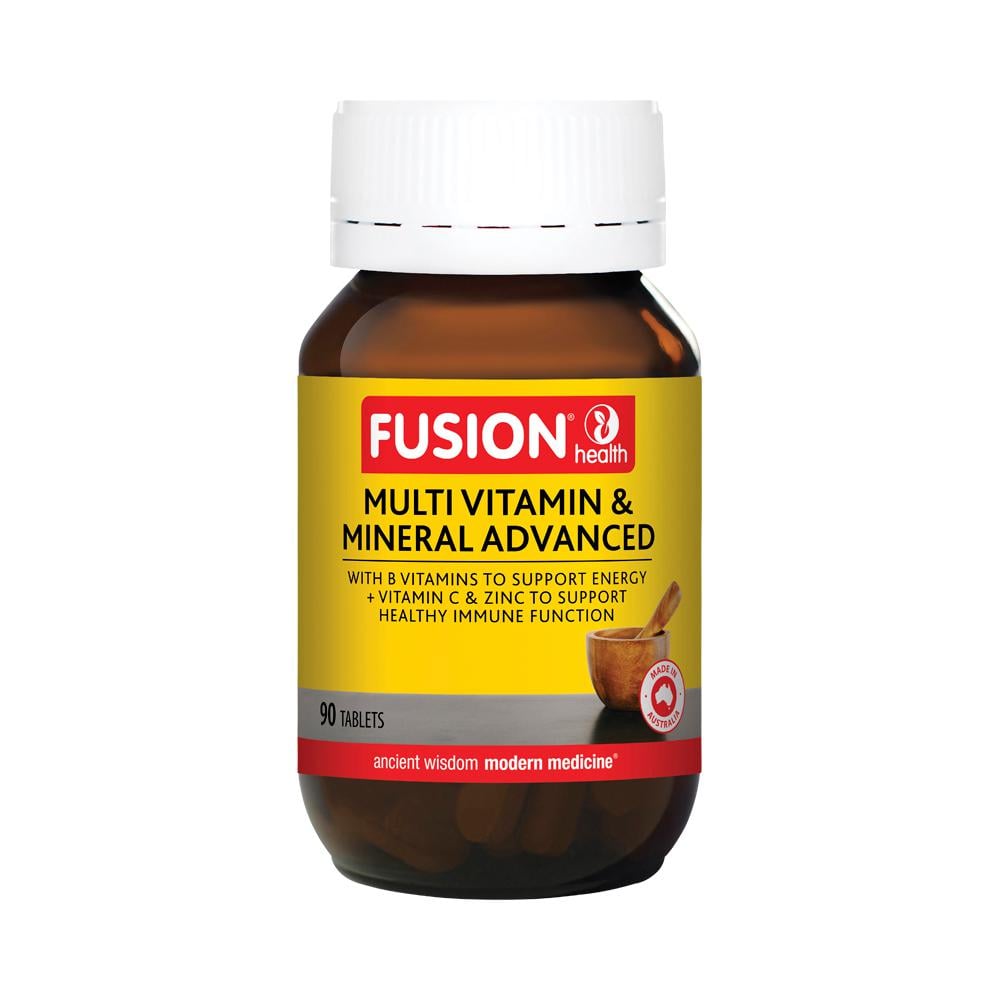 FUSION HEALTH MULTI VITAMIN & MINERAL ADVANCED 90T
