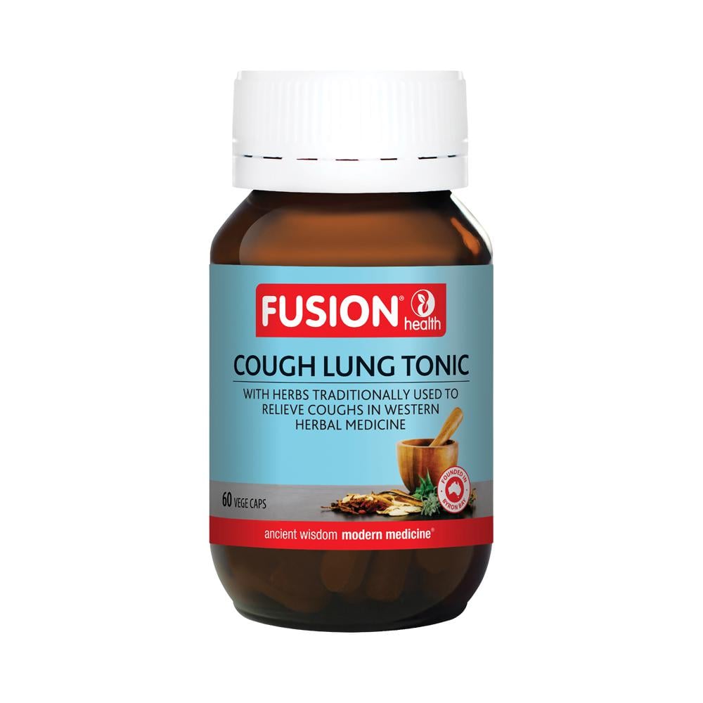 FUSION HEALTH COUGH LUNG TONIC 60VC