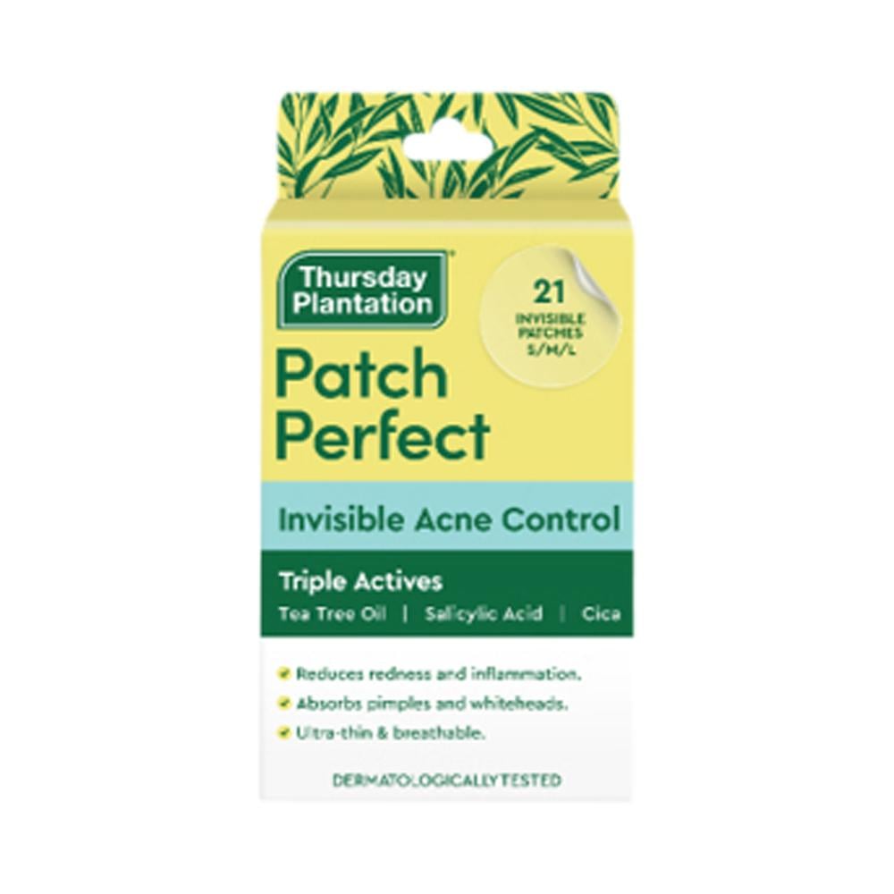THURSDAY PLANTATION PATCH PERFECT INVISIBLE ACNE CONTROL X 21 PATCHES