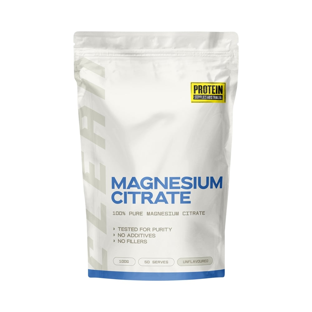 PROTEIN SUPPLIES AUSTRALIA CLEAN MAGNESIUM CITRATE 100G