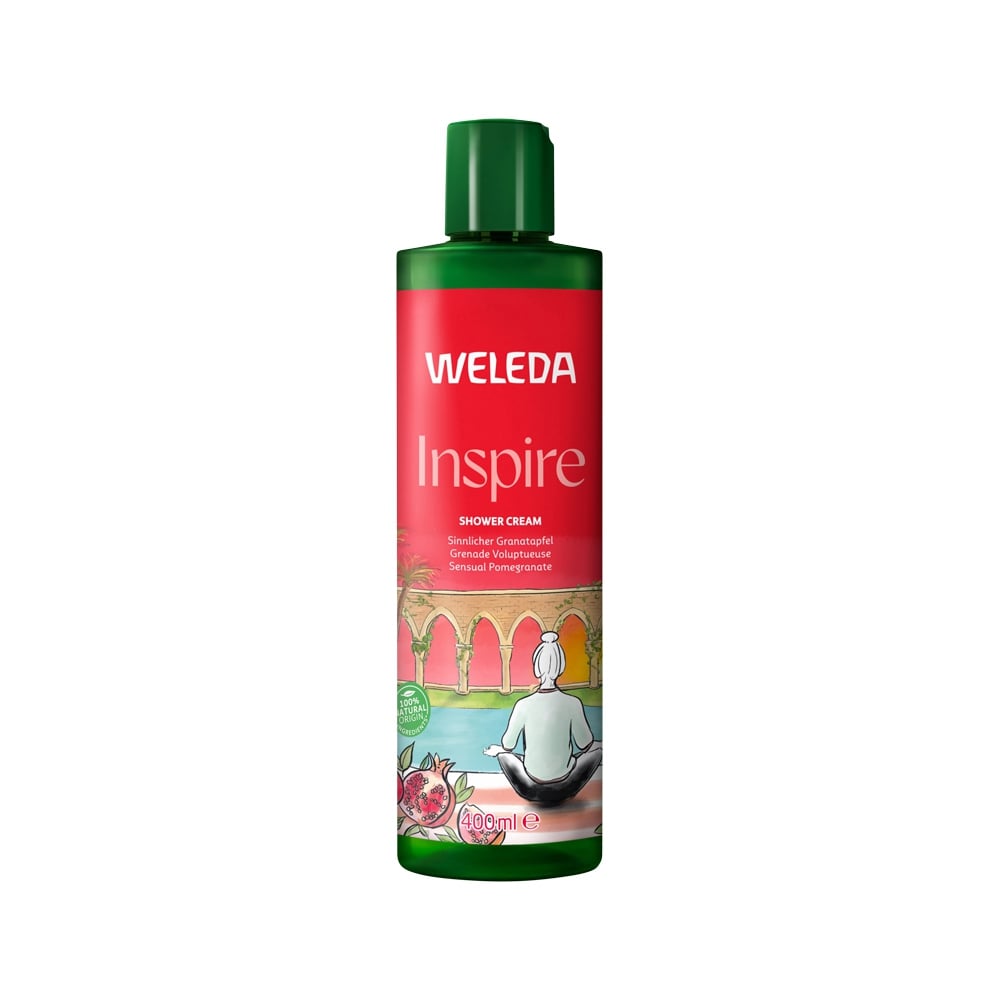 WELEDA SHOWER CREAM INSPIRE SENSUAL POMEGRANATE 400ML