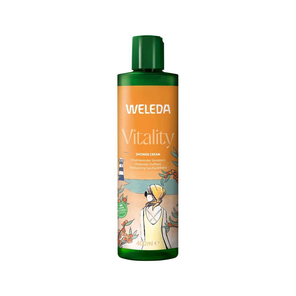 WELEDA SHOWER CREAM VITALITY STIMULATING SEA BUCKTHORN 400ML