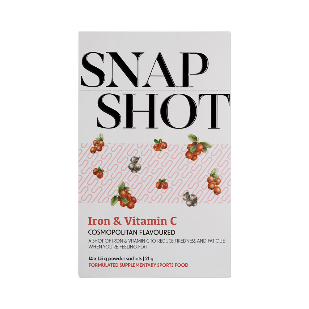 SNAP SHOT IRON & VITAMIN C COSMOSPOLITAN FLAVOURED SACHET 1.5G X 14 PACK