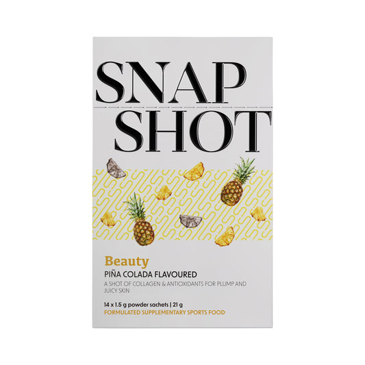 SNAP SHOT BEAUTY PINA COLADA FLAVOURED SACHET 1.5G X 14 PACK