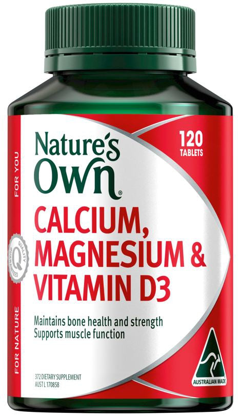 NATURES OWN TAB CALCIUM MAGNESIUM & VIT D3