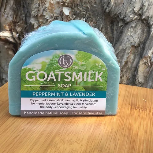 Goat's Milk Soap Peppermint & Lavender 140g