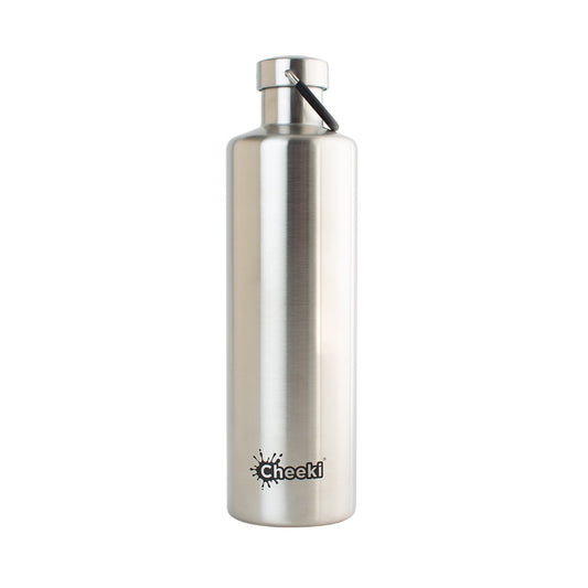 Cheeki Insulated Bottle Classic Silver (Large) 1L