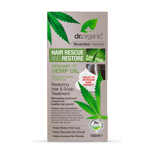 Hair & Scalp Treatment Restoring Organic Hemp Oil 150ml