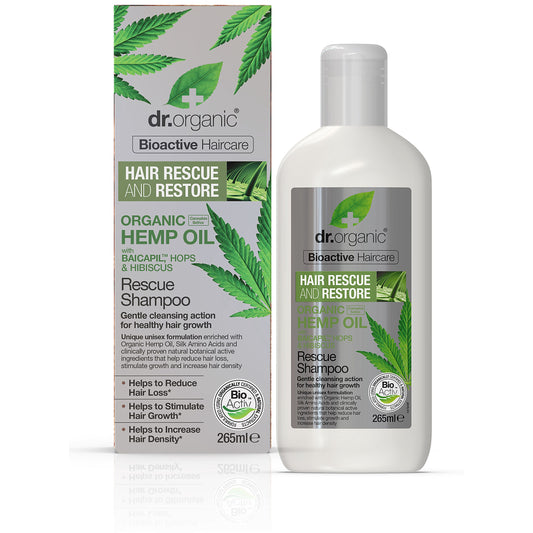 Rescue & Restore Shampoo Organic Hemp Oil 265ml
