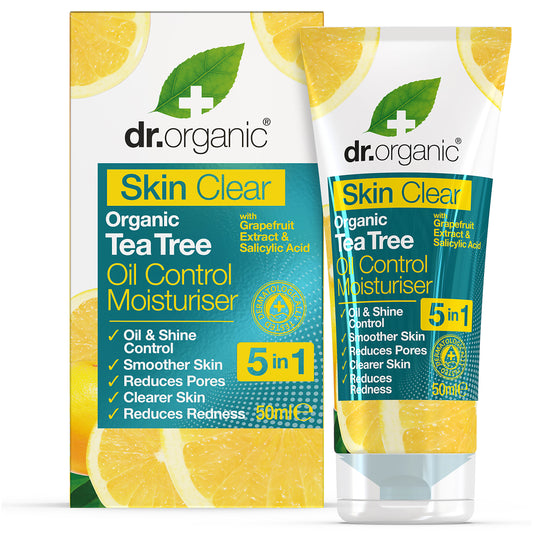 Oil Control Moisturiser Skin Clear Organic Tea Tree 50ml