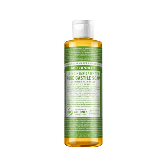 Pure-Castile Soap Liquid (Hemp 18-in-1) Green Tea 237ml