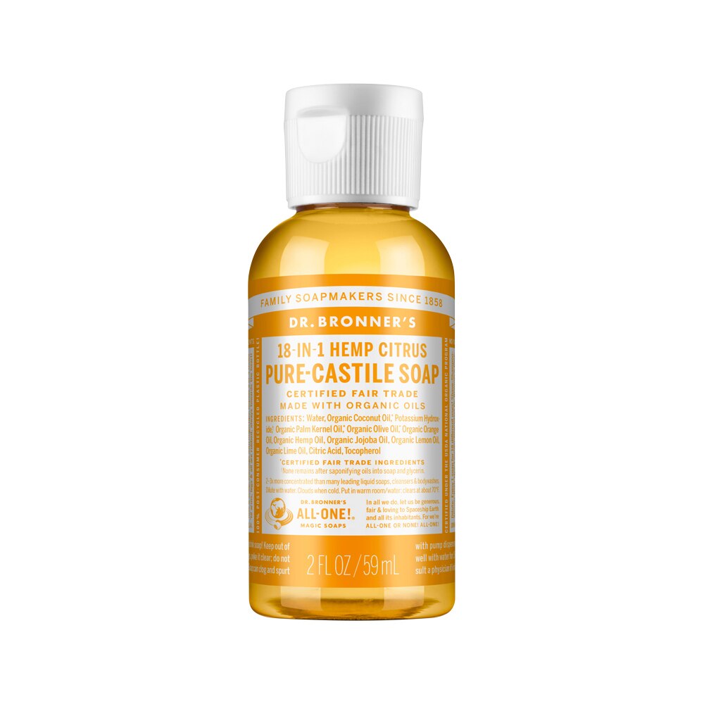 Dr. Bronner's Pure-Castile Soap Liquid (Hemp 18-in-1) Citrus 59ml