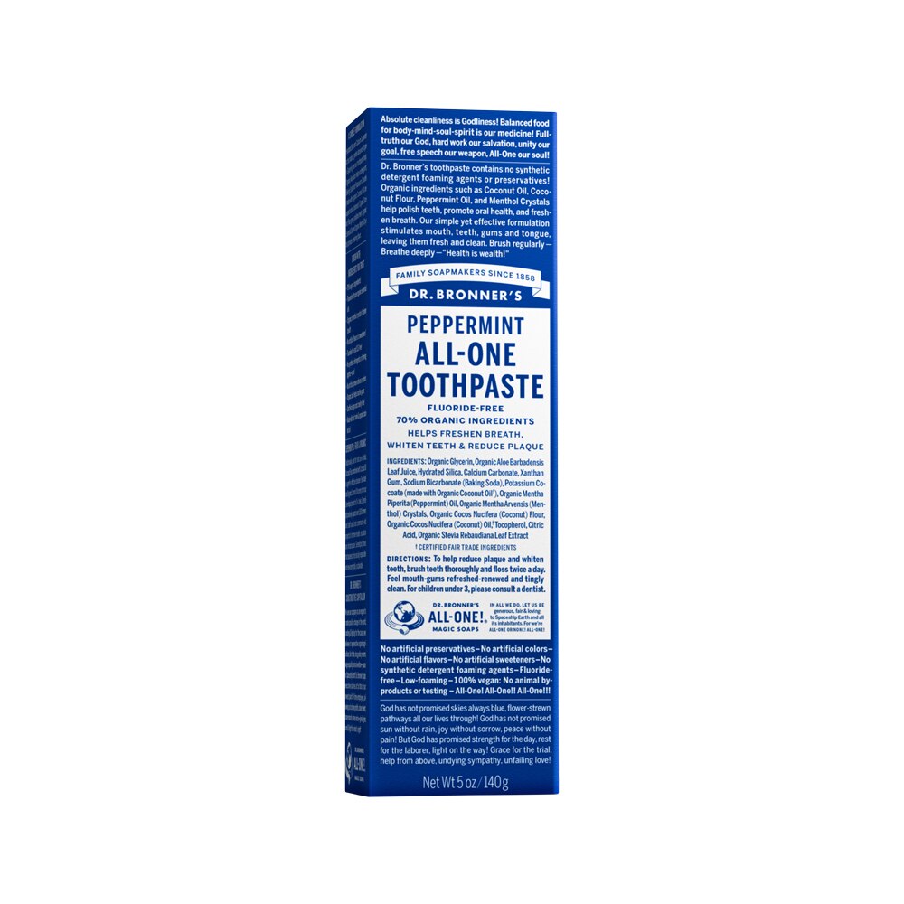 Dr. Bronner's Toothpaste (All-One) Peppermint 140g