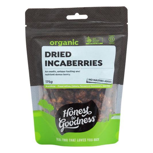 Honest to Goodness Organic Dried Incaberries 175g