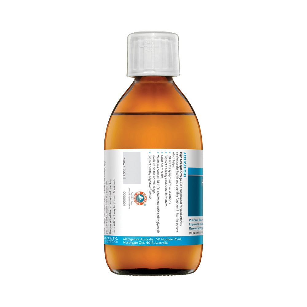 ETHICAL NUTRIENTS HGH STRENGTH OMEGA-3 FRUIT PUNCH ORAL LIQUID 280ML