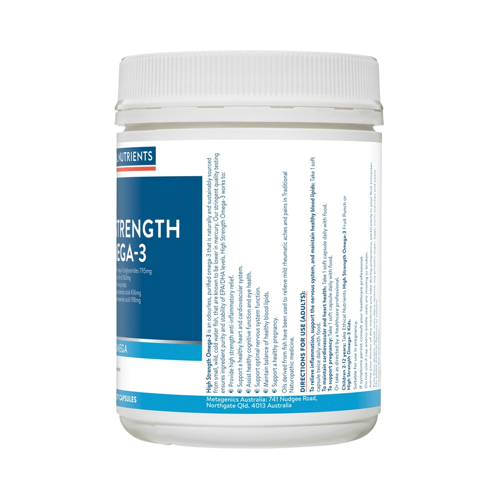 ETHICAL NUTRIENTS HIGH STRENGTH OMEGA-3 220C