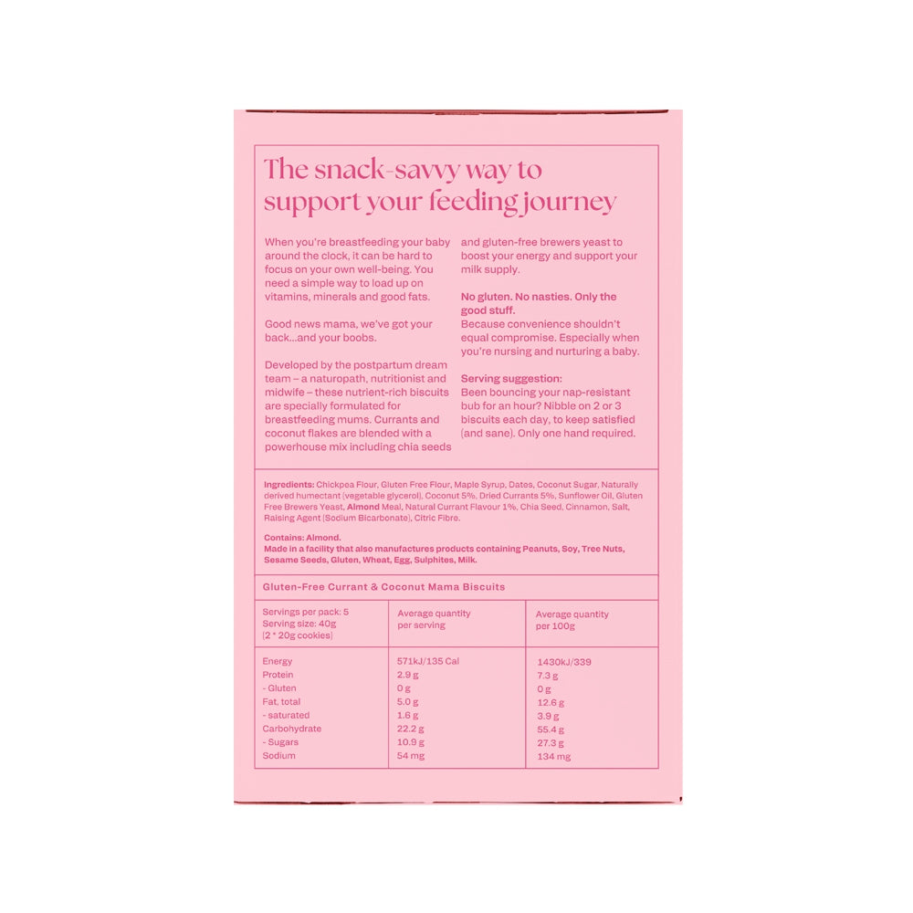 FRANJOS KITCHEN MAMA BISCUITS GLUTEN-FREE CURRANT & COCONUT 200G