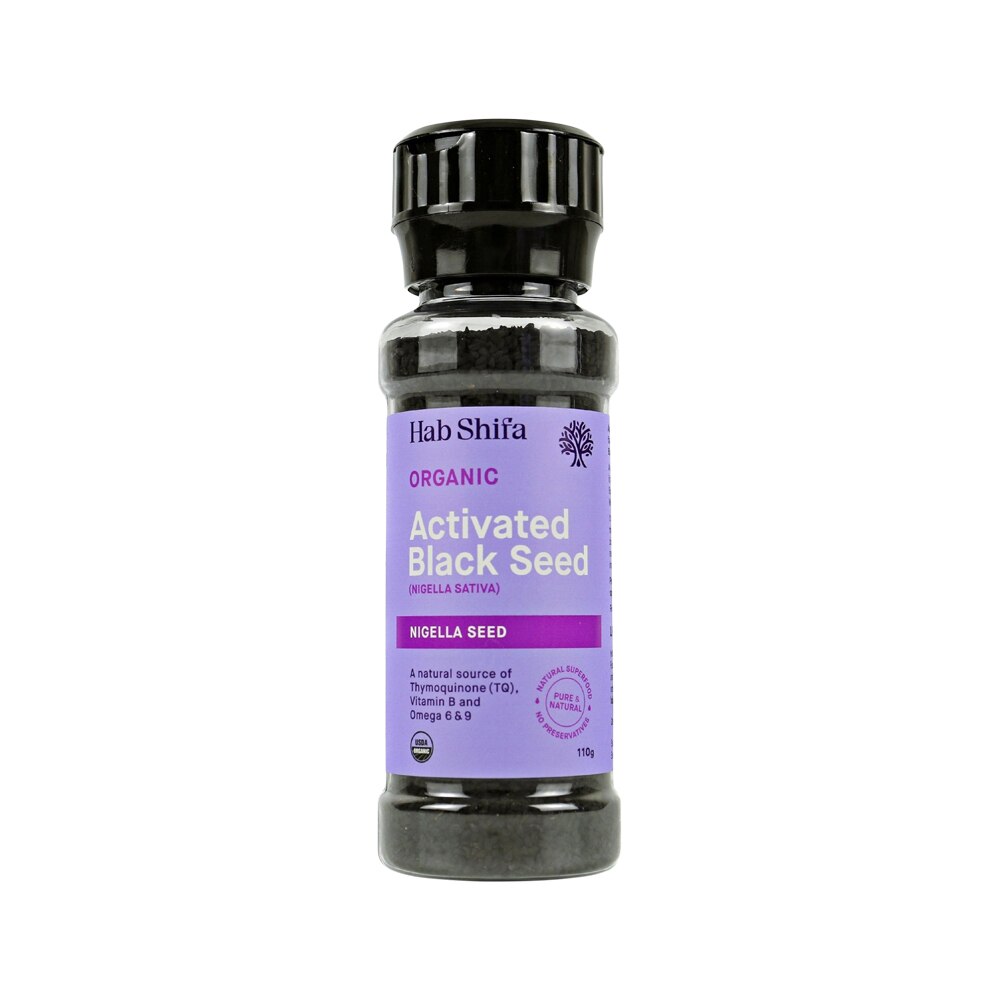 Hab Shifa Organic Activated Black Seed Grinder 110g