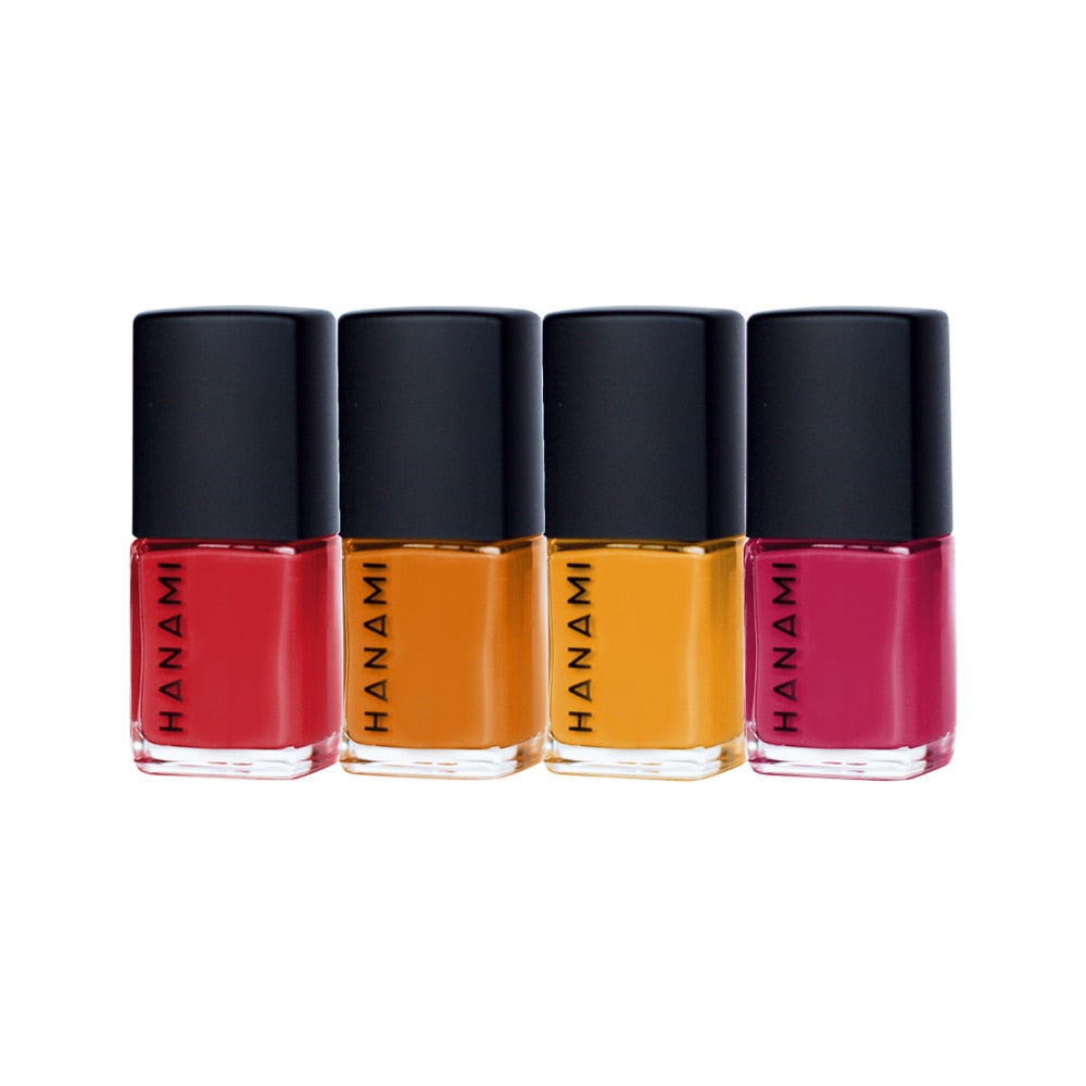 Hanami Nail Polish Collection Calypso 9ml x 4 Pack