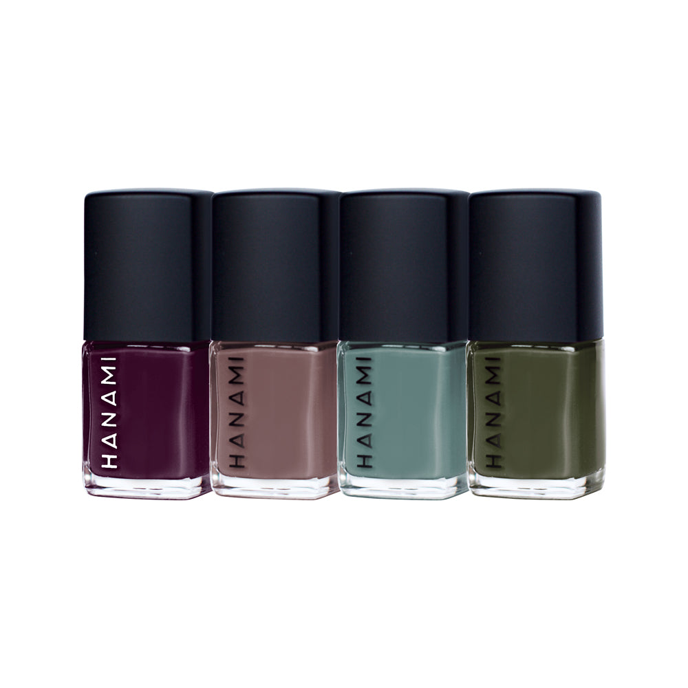 Hanami Nail Polish Collection Solstice 9ml x 4 Pack