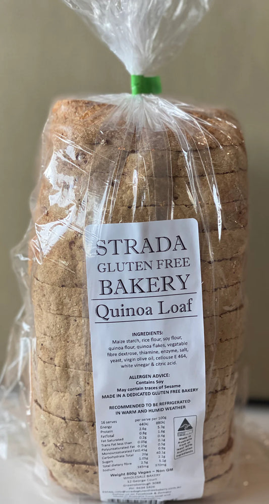 Gluten Free Quinoa Loaf 800g (Sliced)