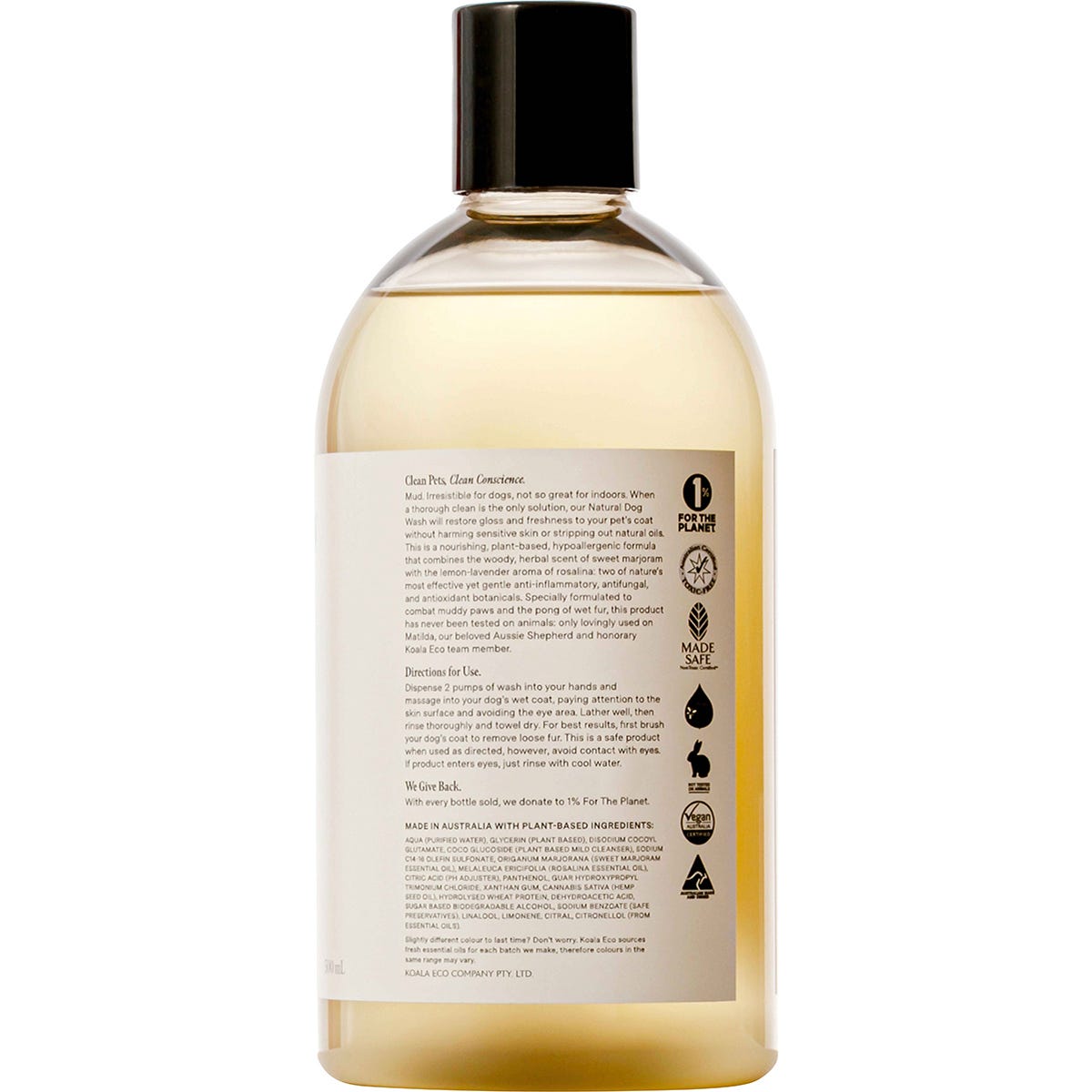 Dog Wash Marjoram & Rosalina Essential Oil 500ml