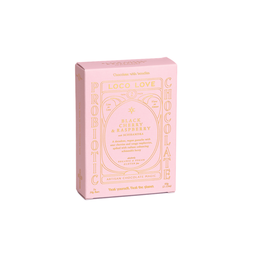 TWIN Black Cherry & Raspberry Ganache 70g (CTN 10)