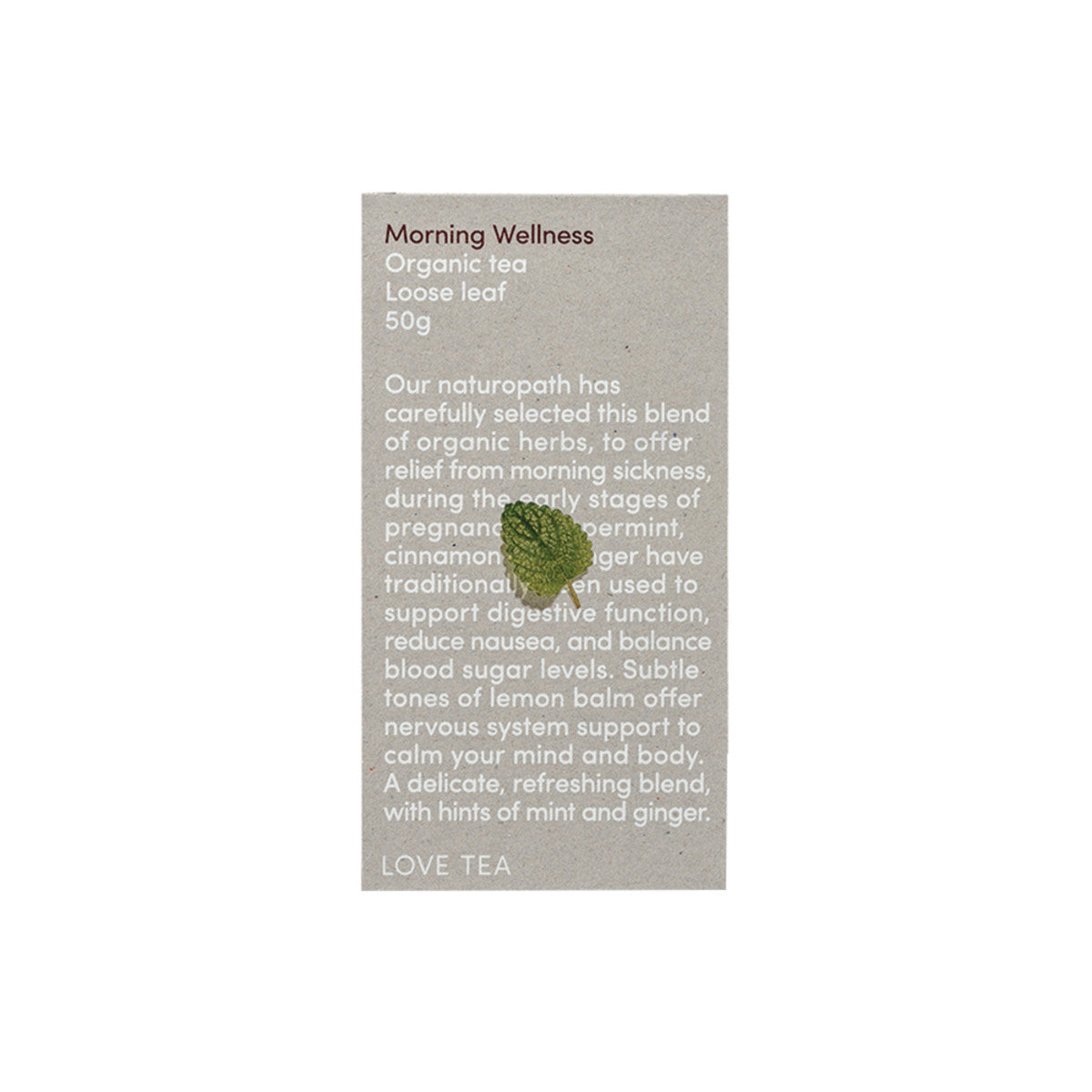 Organic Morning Wellness Tea Loose Leaf 50g
