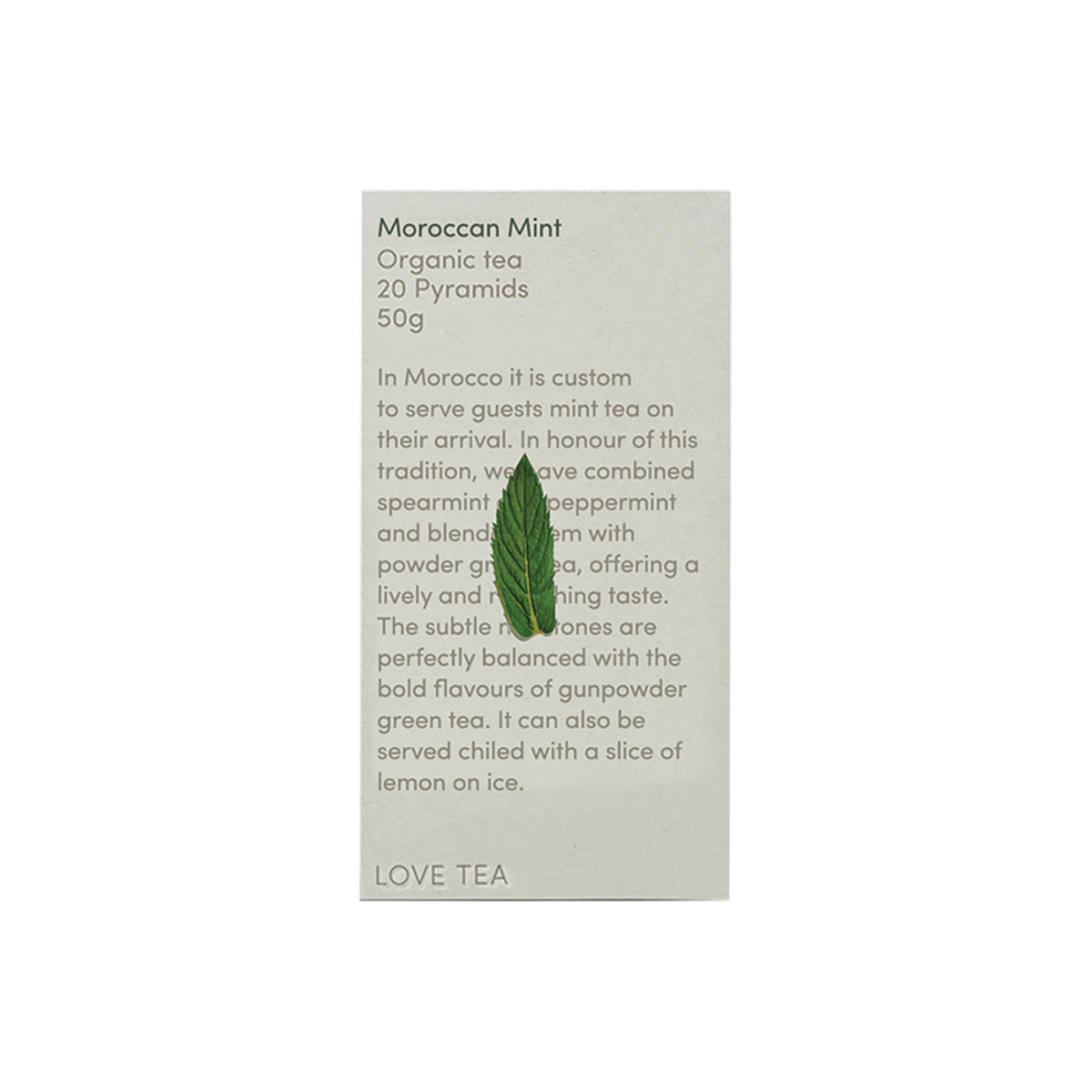 Organic Moroccan Mint Tea x 20 Pyramids