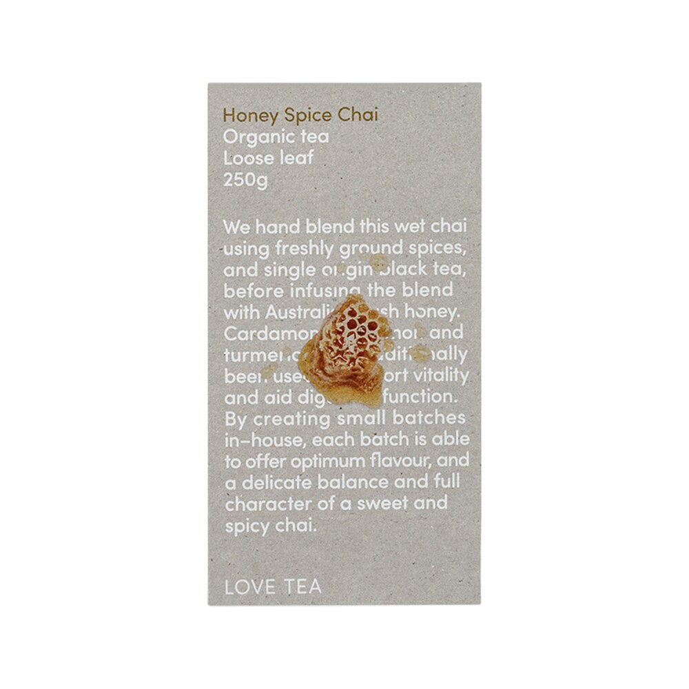 Love Tea Organic Honey Spice Chai Tea Loose Leaf 250g