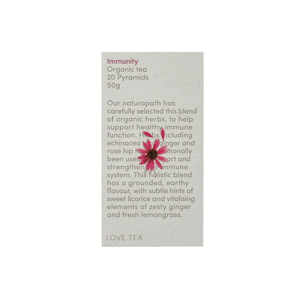 Love Tea Organic Immunity Tea x 20 Pyramids