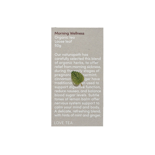 LOVE TEA Organic Morning Wellness Tea Loose Leaf 50g