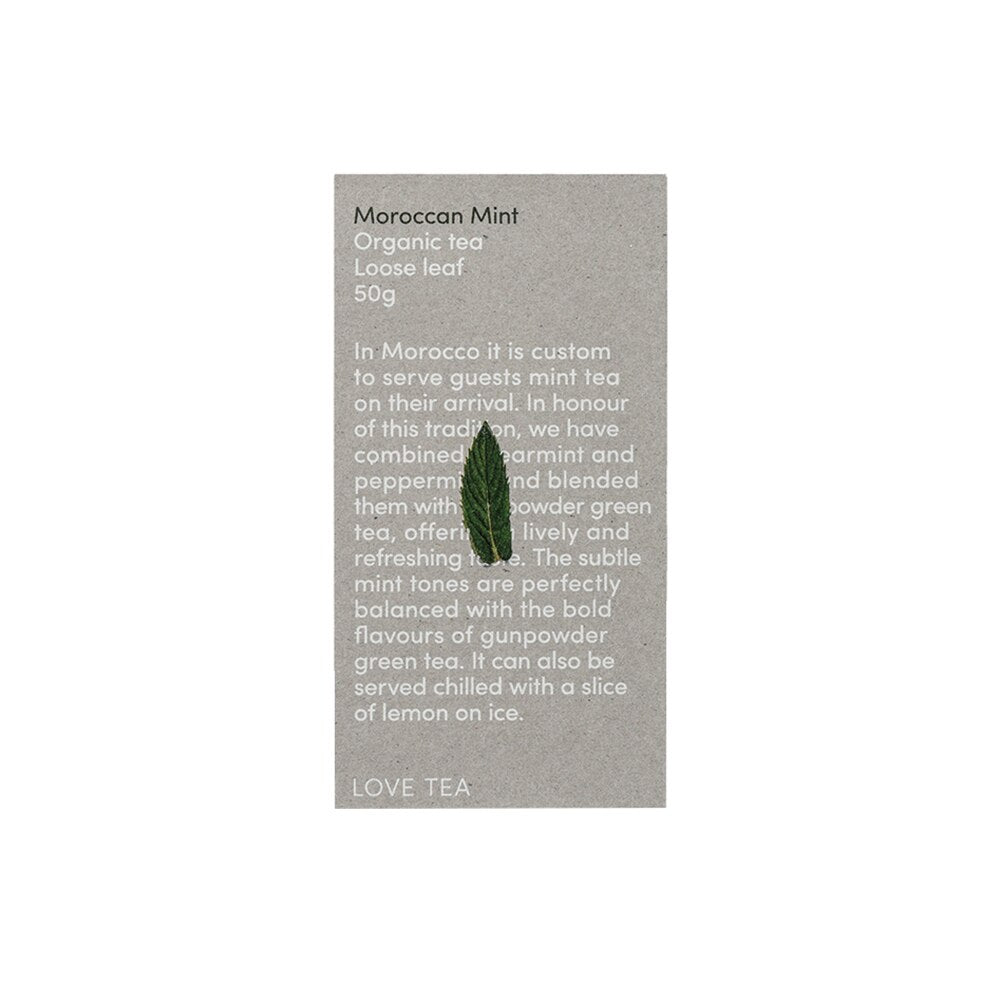 Love Tea Organic Moroccan Mint Tea Loose Leaf 50g