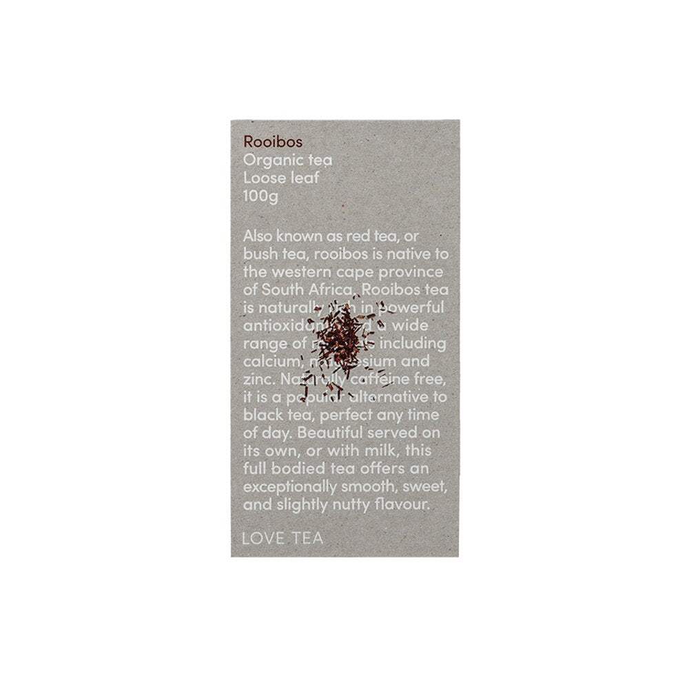 Love Tea Organic Rooibos Tea Loose Leaf 100g