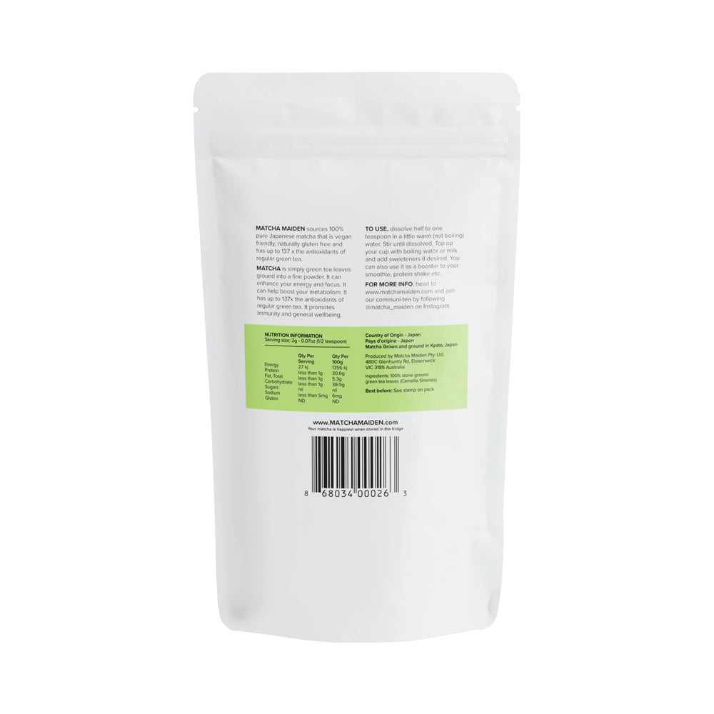 MATCHA MAIDEN ORGANIC MATCHA POWDER 28.35G