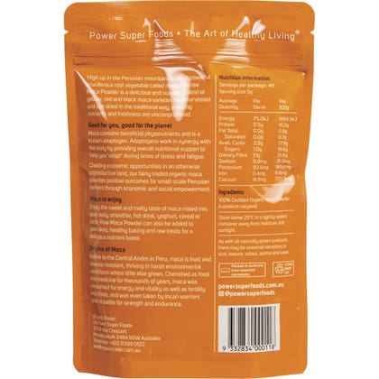Maca Powder Certified Organic 250g