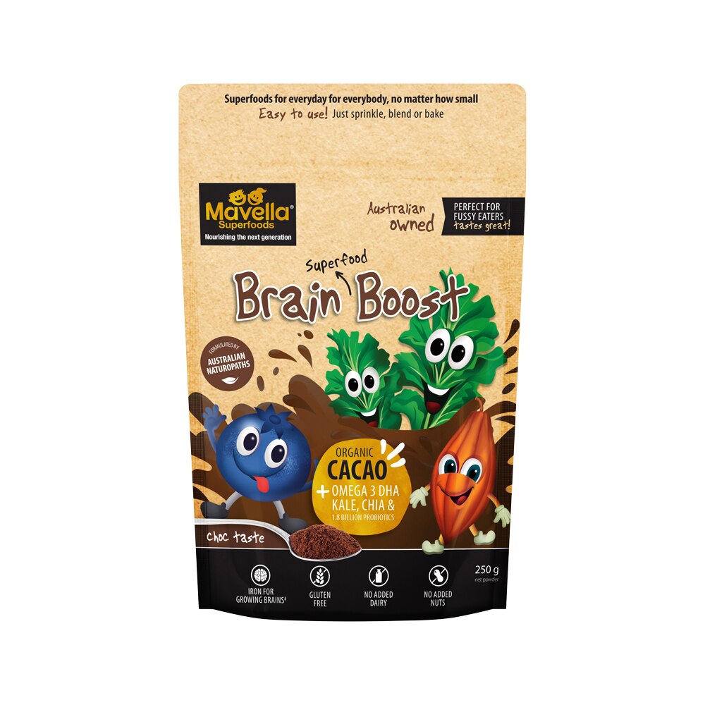 Mavella Superfoods Brain Superfood Smoothie Boost Cacao 250g