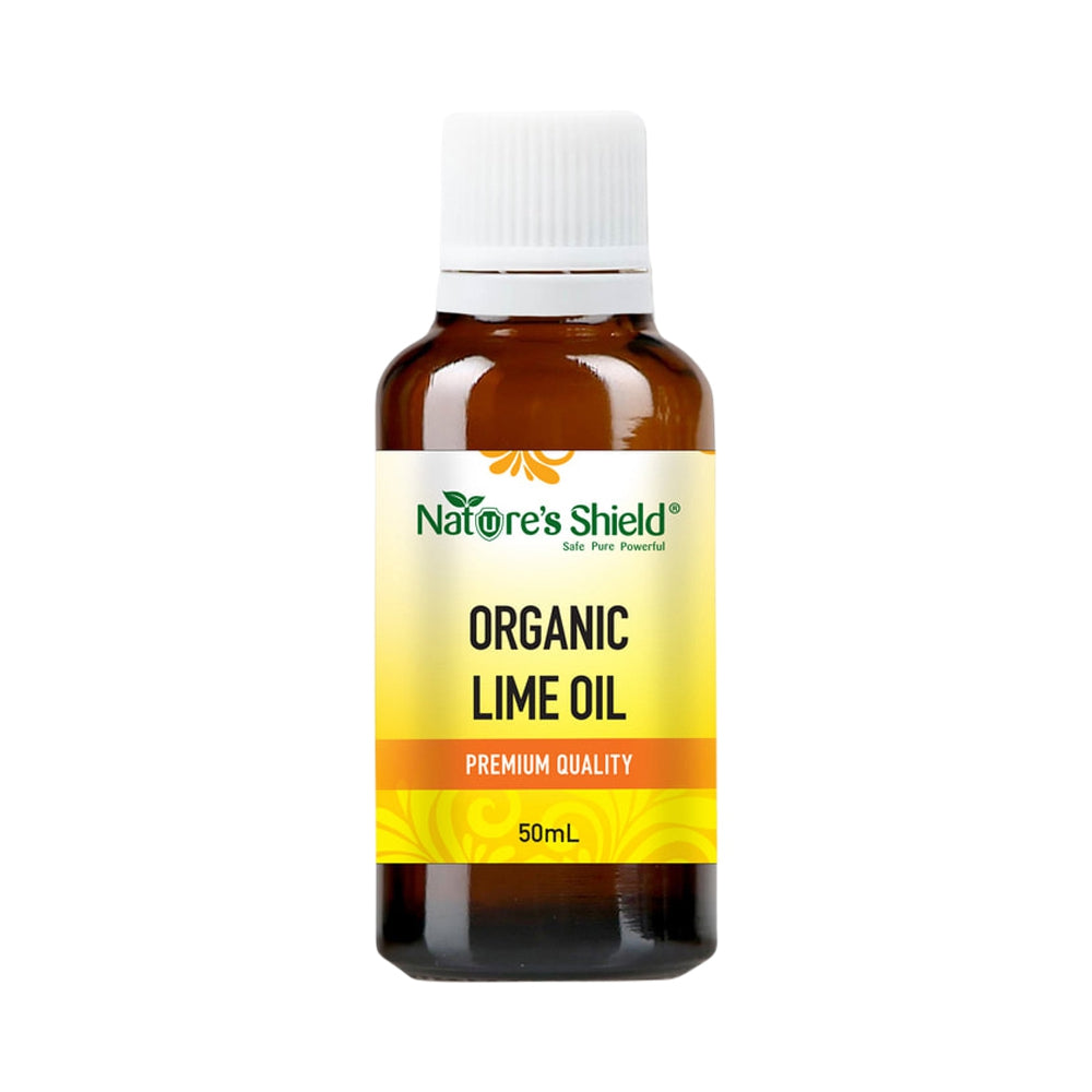 NATURES SHIELD ORGANIC ESSENTIAL OIL LIME 50ML