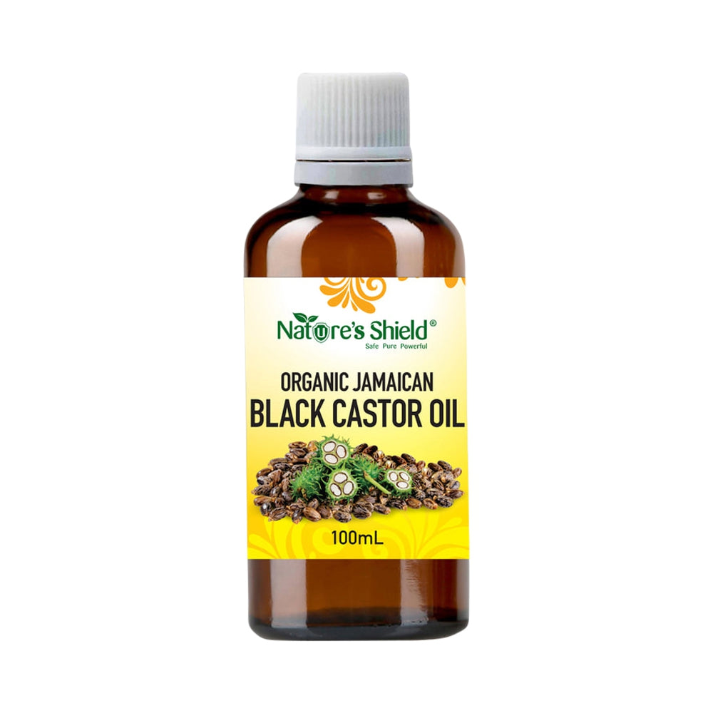 NATURES SHIELD ORGANIC JAMAICAN BLACK CASTOR OIL 100ML