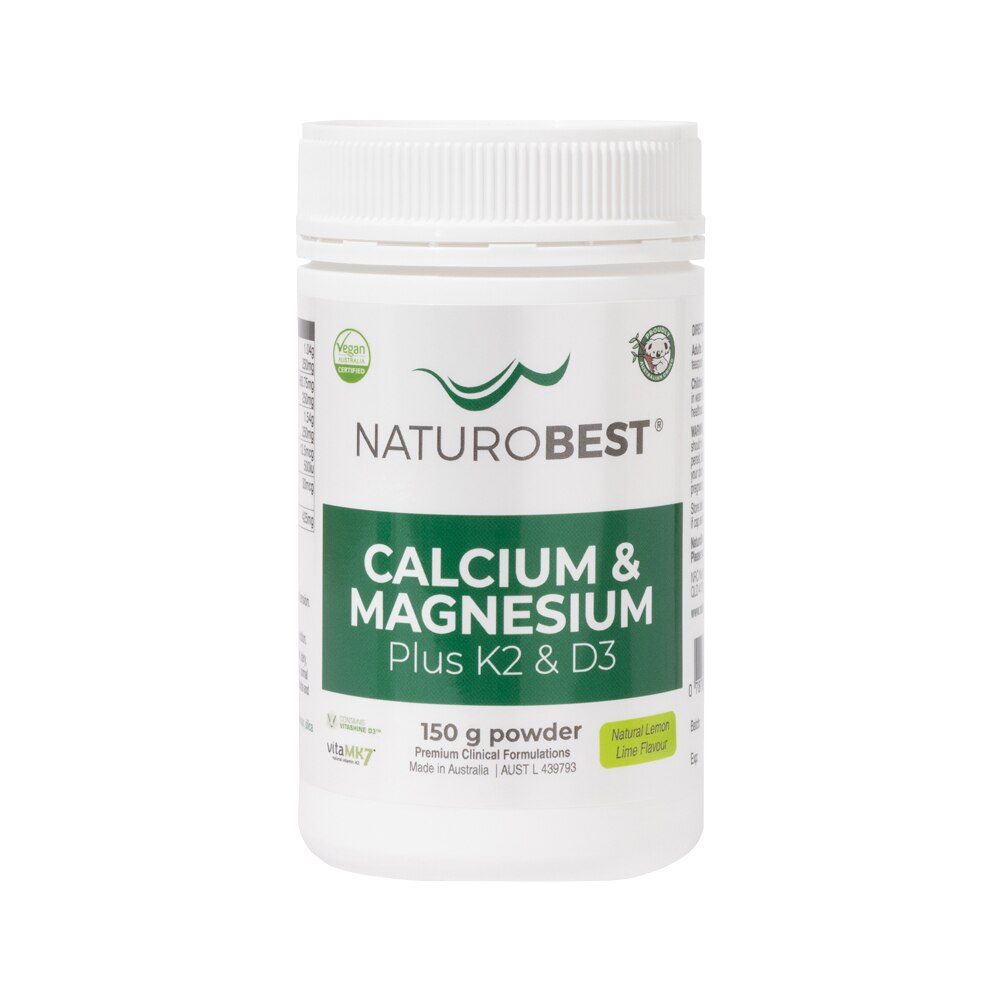 NaturoBest Calcium & Magnesium Plus K2 & D3 150g